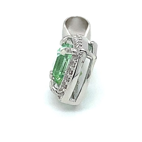 Paraiba Tourmaline 1.20ct White Gold Pendant - Picture 6 of 7